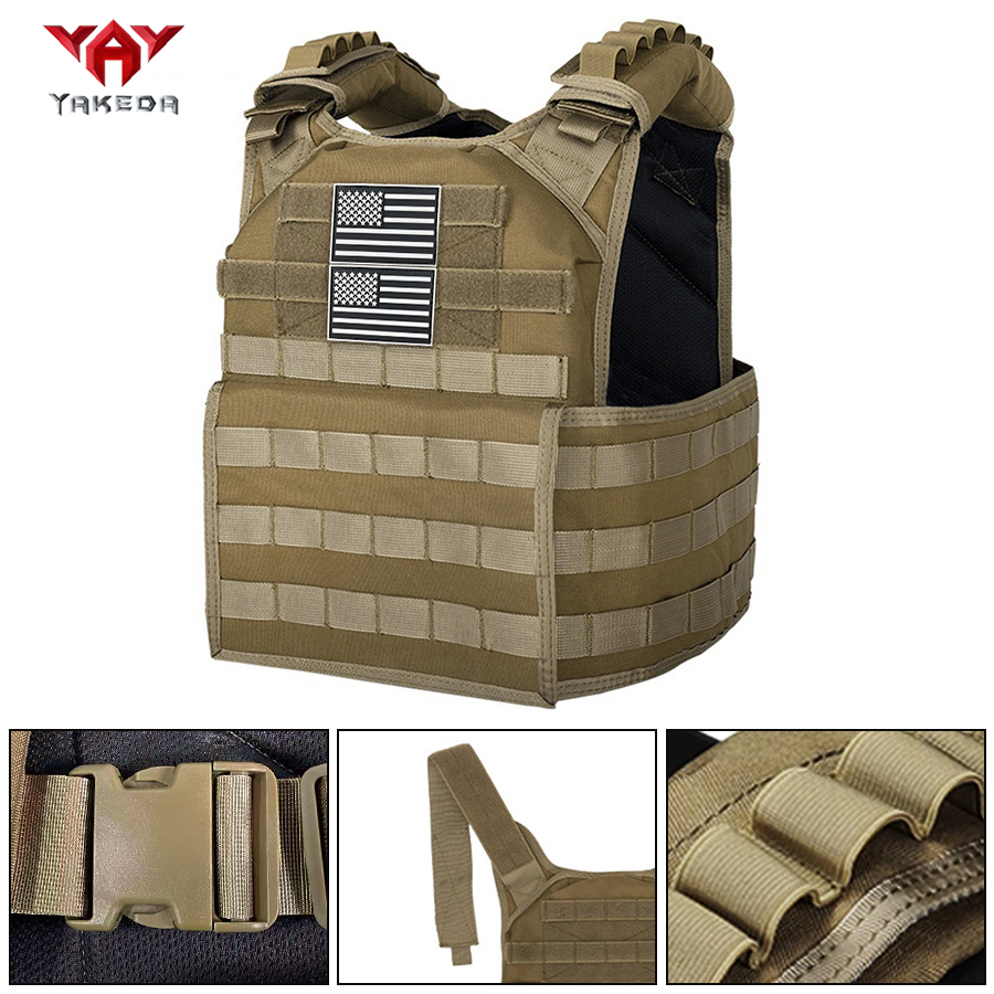 Outdoor Adventure Vest - YAKEDA lightweight breathable outdoor vest MOLLE