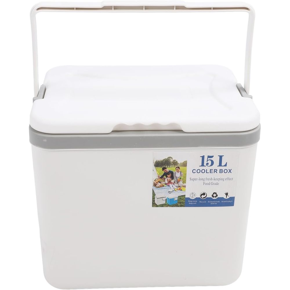Outdoor Adventure Box - Portable Insulated Cooler Box, 15L Capacity,