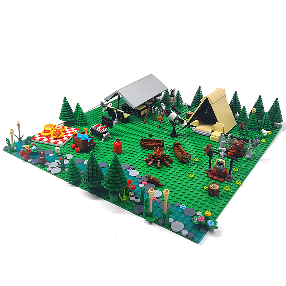 Outdoor Adventure Brand - Camping Building Block Set Outdoor Forest