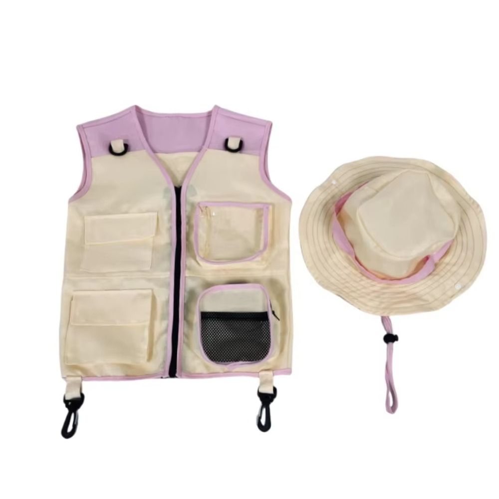 Outdoor Adventure Vest - Summer Clothing Kids Explorer Vest Hat