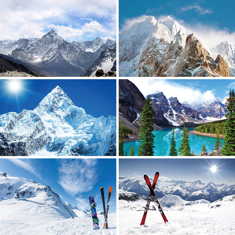 Snow Mountain Adventure Backdr - Outdoor Adventure Background ulasan dan harga