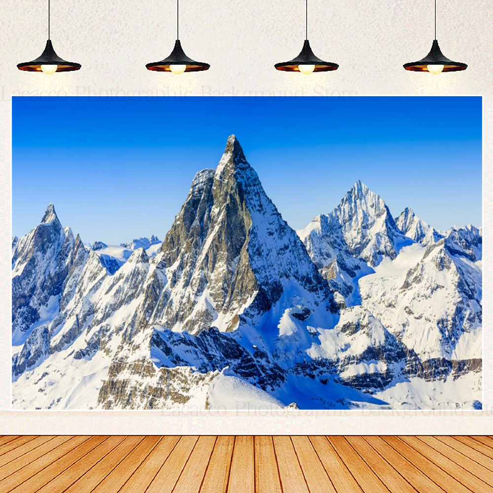 Snow Mountain Adventure Backdr - Outdoor Adventure Background ulasan dan harga