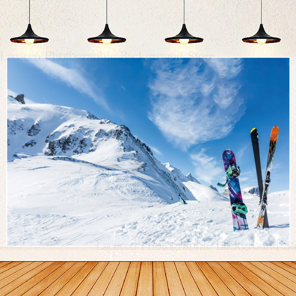 Snow Mountain Adventure Backdr - Outdoor Adventure Background ulasan dan harga