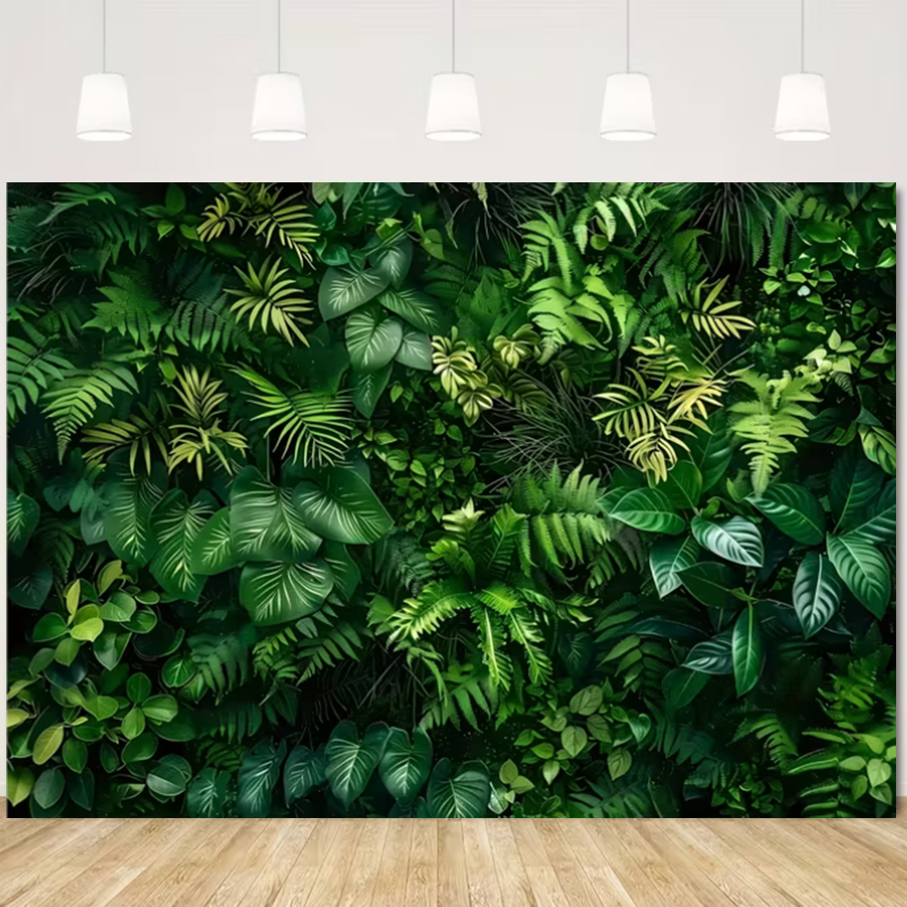 Lvy And Stone Wall Green Birth - Outdoor Adventure Background ulasan dan harga