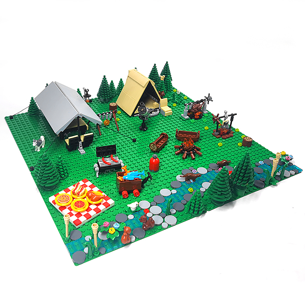 Camping Building Block Set Out - Outdoor Adventure Brand ulasan dan harga
