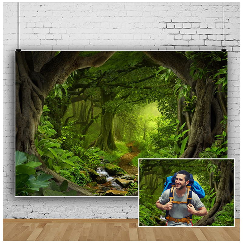 Tropical Rainforest Photograph - Outdoor Adventure Background ulasan dan harga