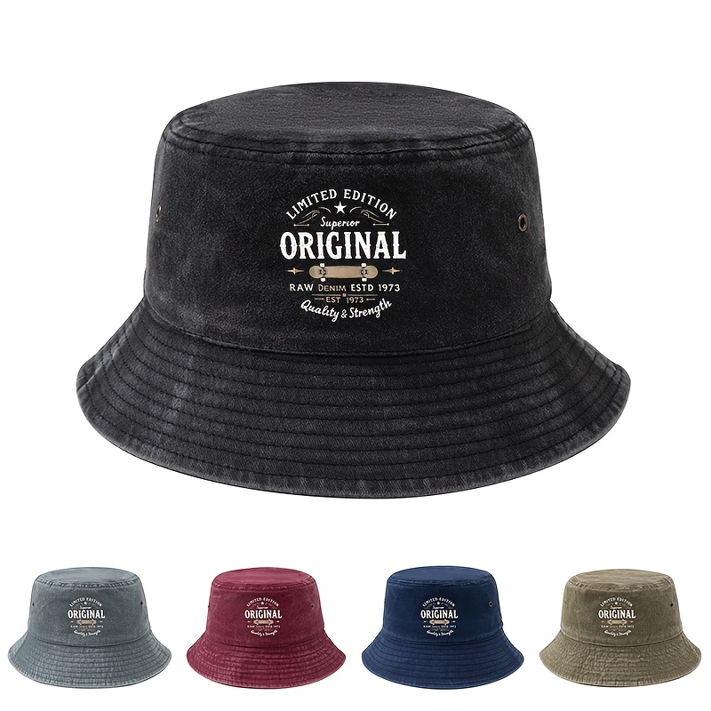 Trendy Unisex Bucket Hat with  - Outdoor Adventure Brand ulasan dan harga