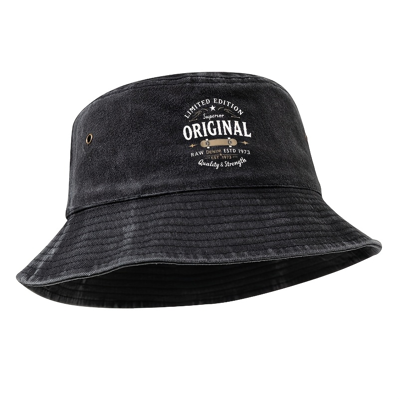 Trendy Unisex Bucket Hat with  - Outdoor Adventure Brand ulasan dan harga