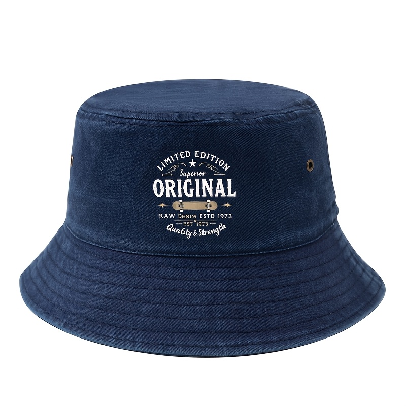 Trendy Unisex Bucket Hat with  - Outdoor Adventure Brand ulasan dan harga