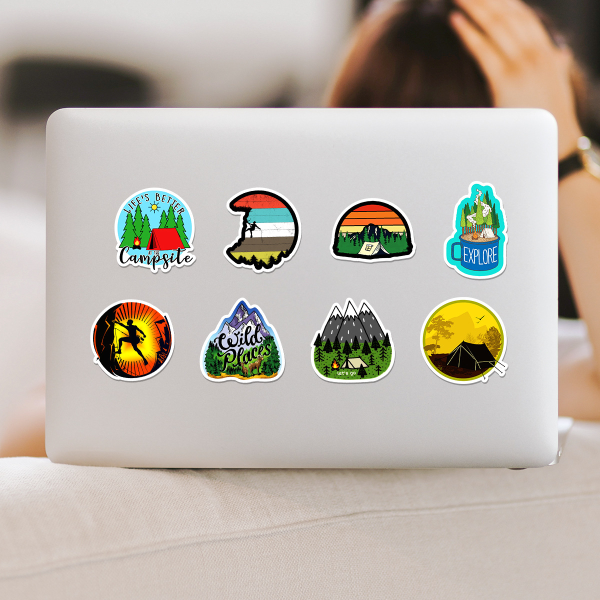 50PCS Sports Cartoon Stickers  - Outdoor Adventure Toys For Kids ulasan dan harga