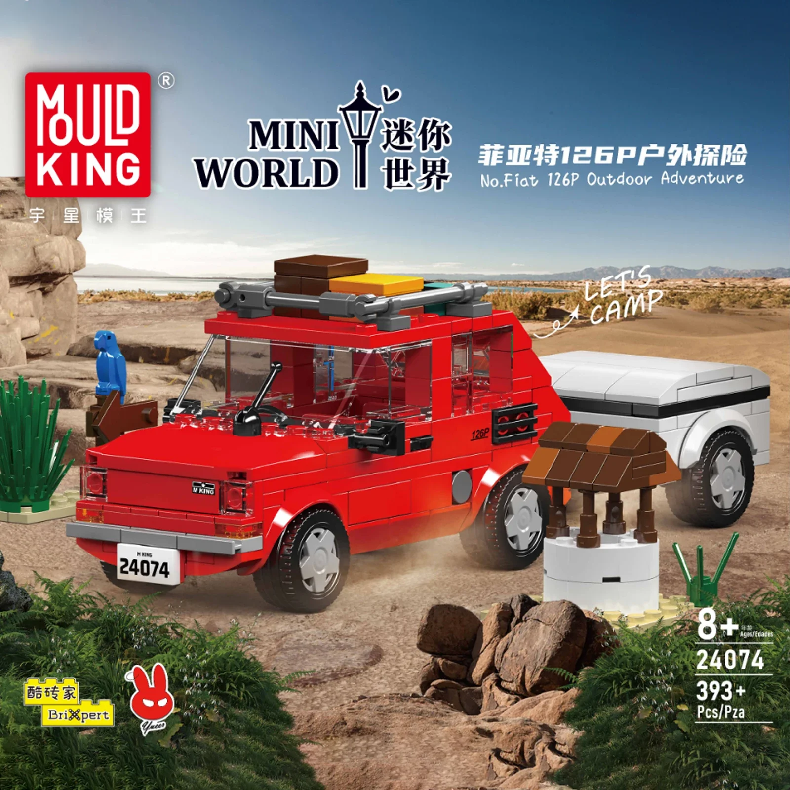 393PCS MOC DIY Camper Van Buil - Outdoor Adventure Toys For Kids ulasan dan harga