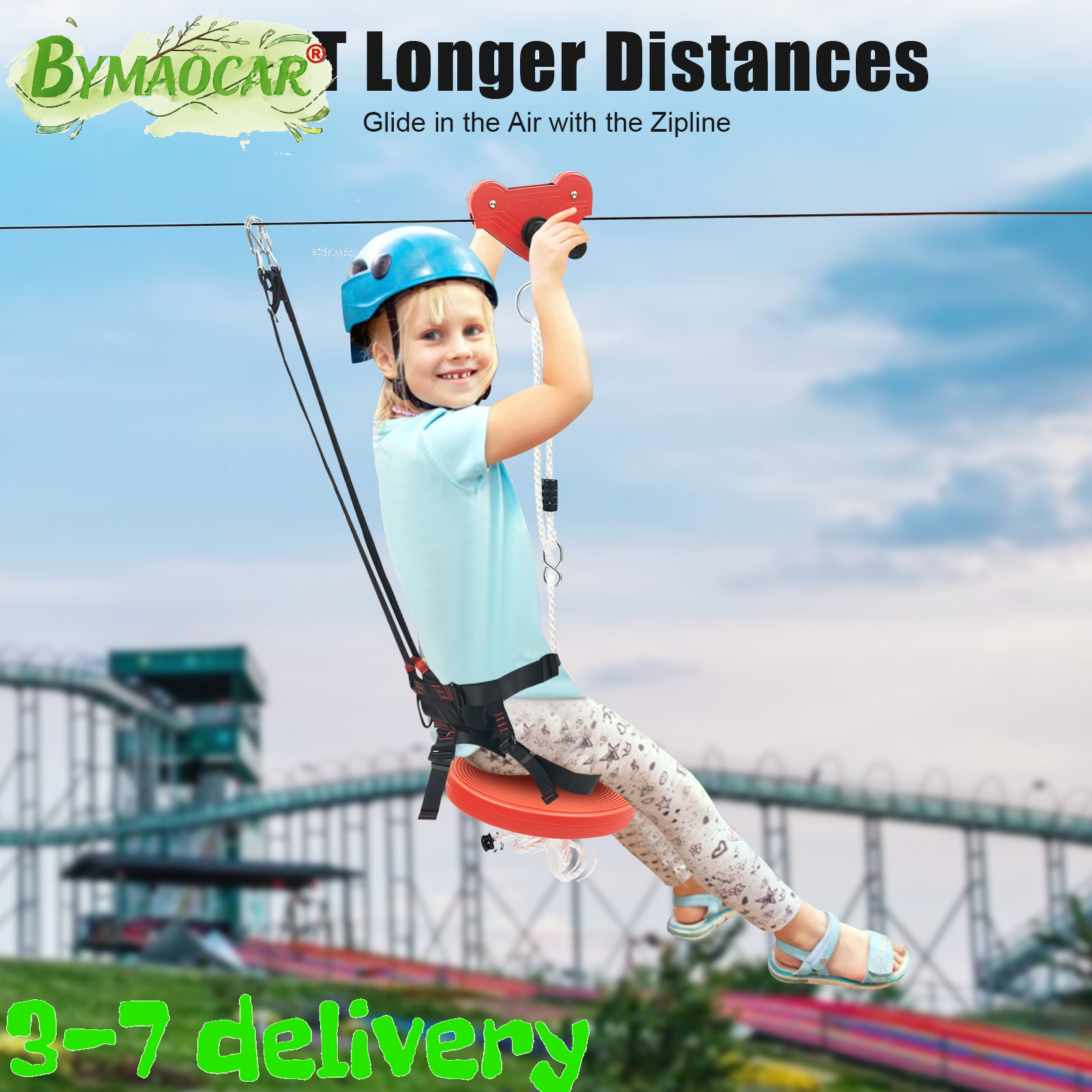 Zipline Kit, Outdoor Play, Bac - Outdoor Adventure Ziplines & Waterfall ulasan dan harga
