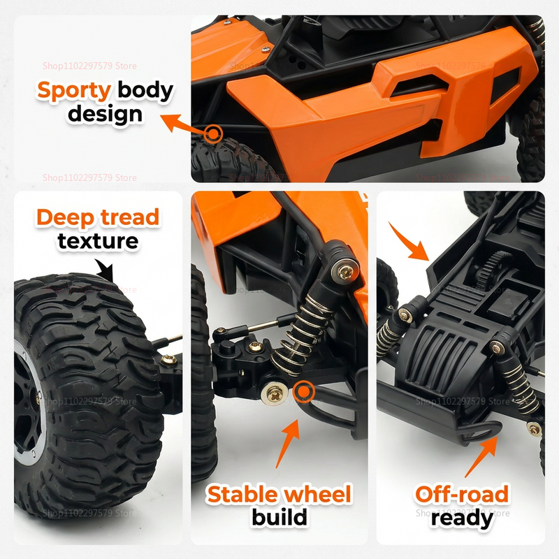 RC Monster Truck 1:16 Scale Re - Outdoor Adventure Vehicles ulasan dan harga
