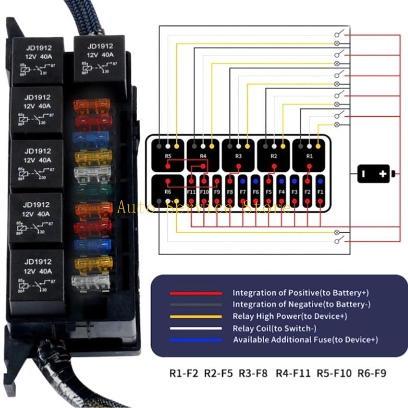462A Weatherproof 11 Way Fuses - Outdoor Adventure Vehicles ulasan dan harga