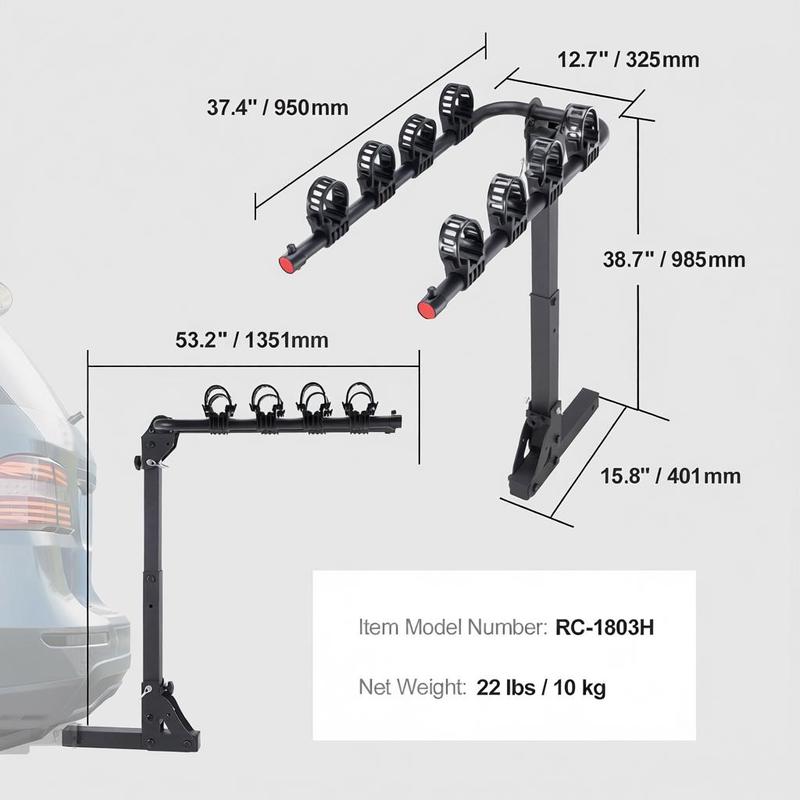Vehicle Bicycle Carrier 4-Bike - Outdoor Adventure Vehicles ulasan dan harga
