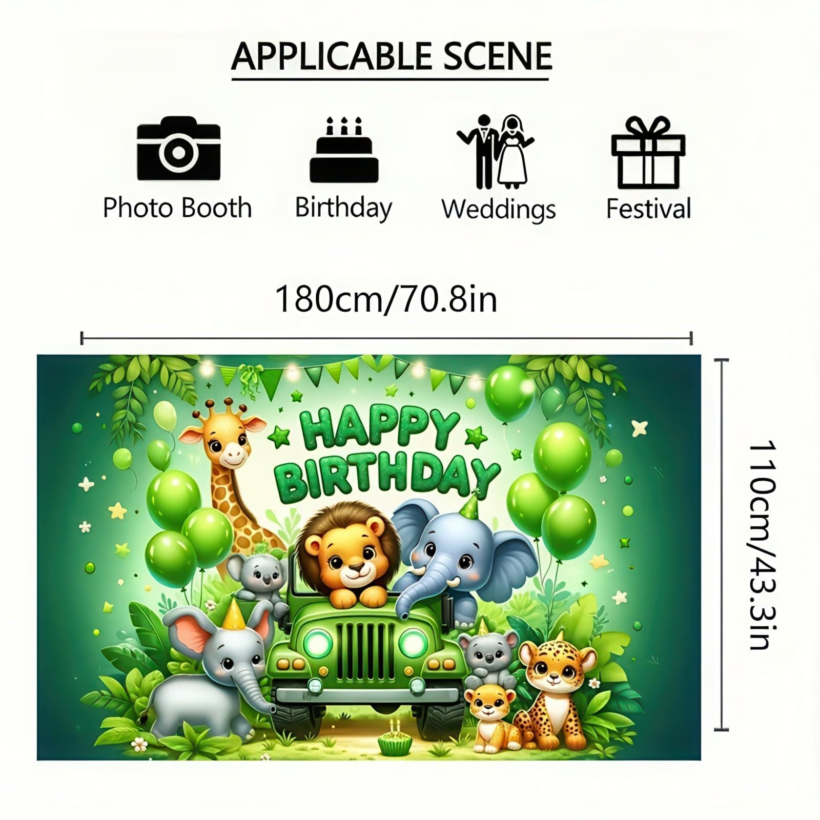 Jungle Adventure Birthday Part - Outdoor Adventure Background ulasan dan harga