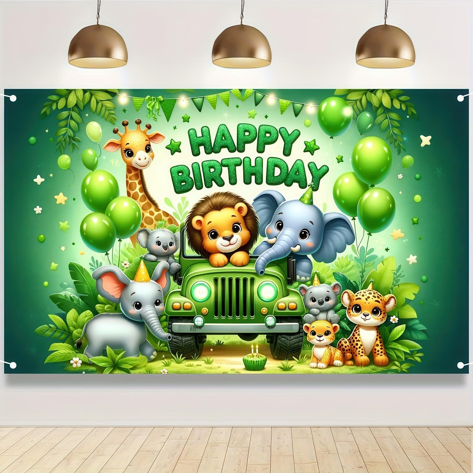 Jungle Adventure Birthday Part - Outdoor Adventure Background ulasan dan harga